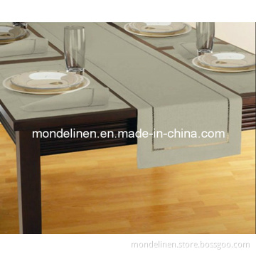 White Pure Linen Table Linens Set (TL-019)